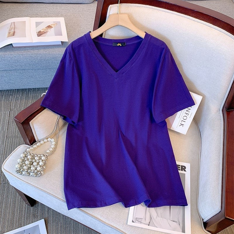 Summer Pure Cotton Short T-shirt