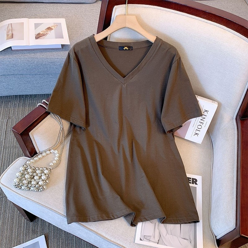 Summer Pure Cotton Short T-shirt