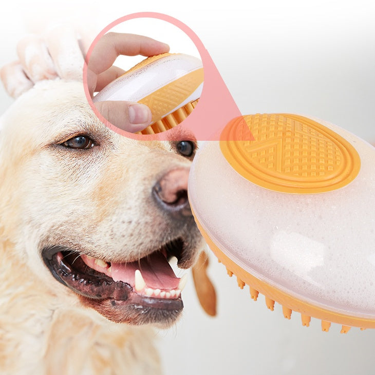 Dog and Cat Bath Brush Comb Soft Silicone