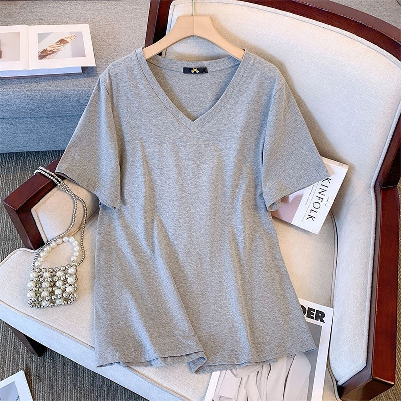 Summer Pure Cotton Short T-shirt