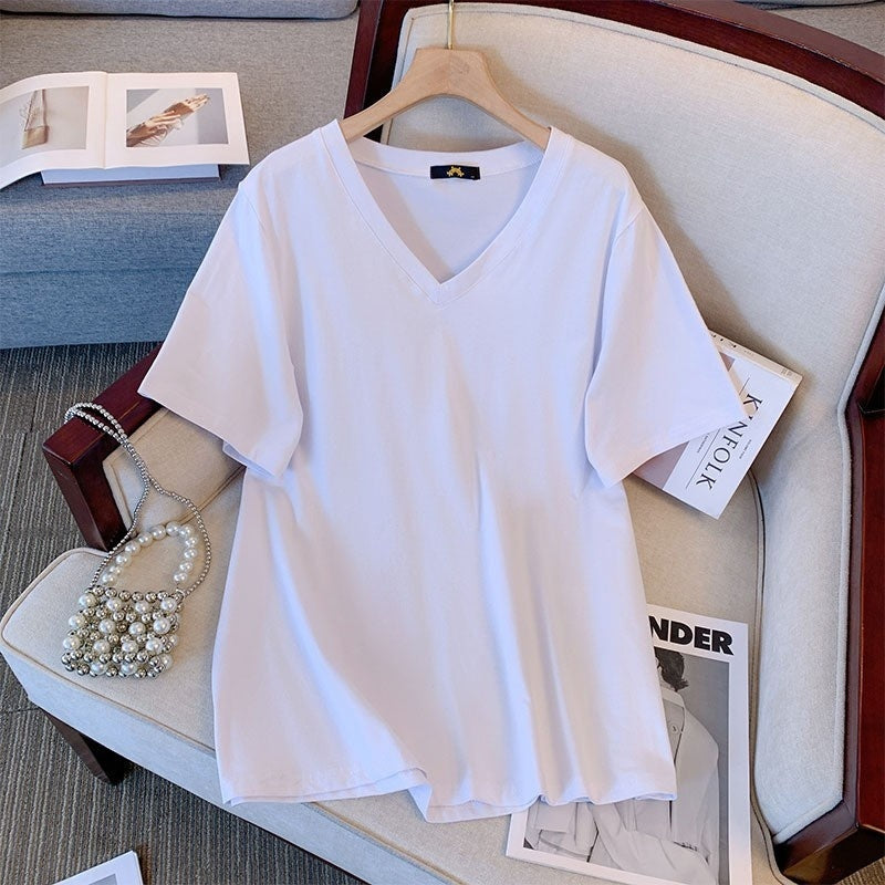 Summer Pure Cotton Short T-shirt