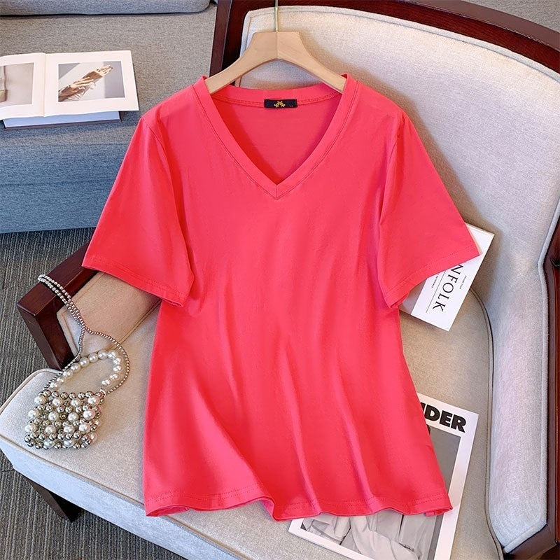 Summer Pure Cotton Short T-shirt