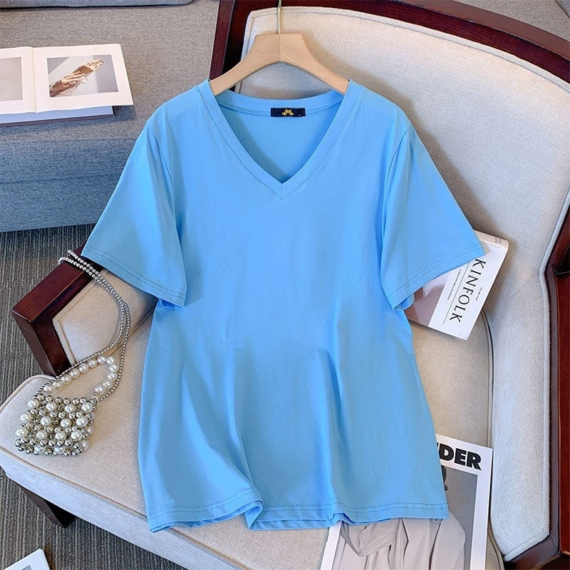 Summer Pure Cotton Short T-shirt