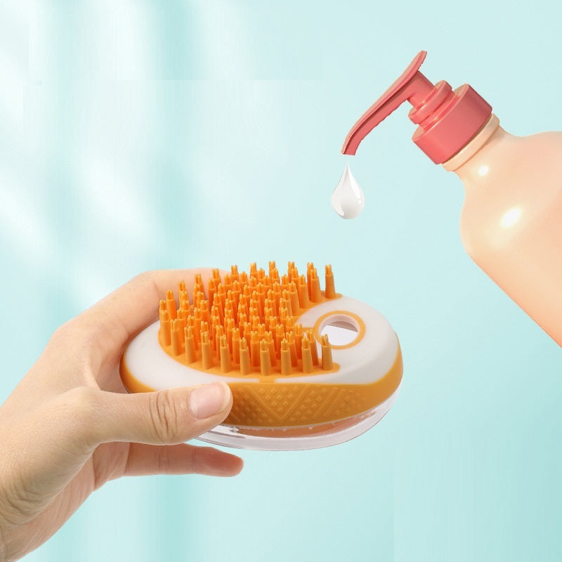 Dog and Cat Bath Brush Comb Soft Silicone