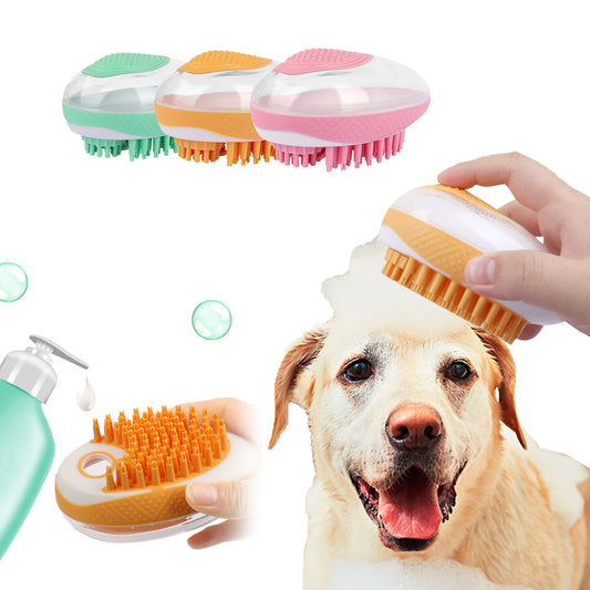 Dog and Cat Bath Brush Comb Soft Silicone